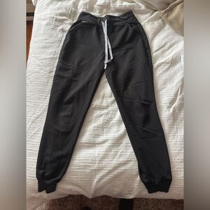 Figs Black Jogger Scrub Pants